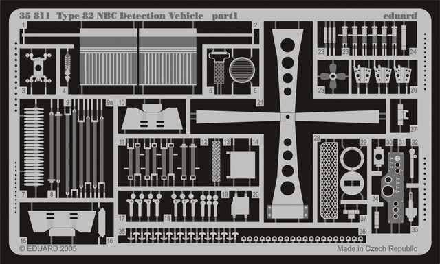 Eduard 35811 Type 82 NBC Detection Vehicle 1/35 (TRUMPETER) – immagine 2