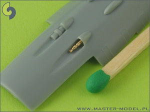 Ensemble d&amp;#39;armement Master AM-72-013 Fw 190 A6 (embouts de canon MG 17 et MG 151) et tube de Pitot – image 3