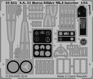 Eduard 32855 A. S. 51 Horsa Glider Mk. I interior 1/35 BRONCO – Bild 2
