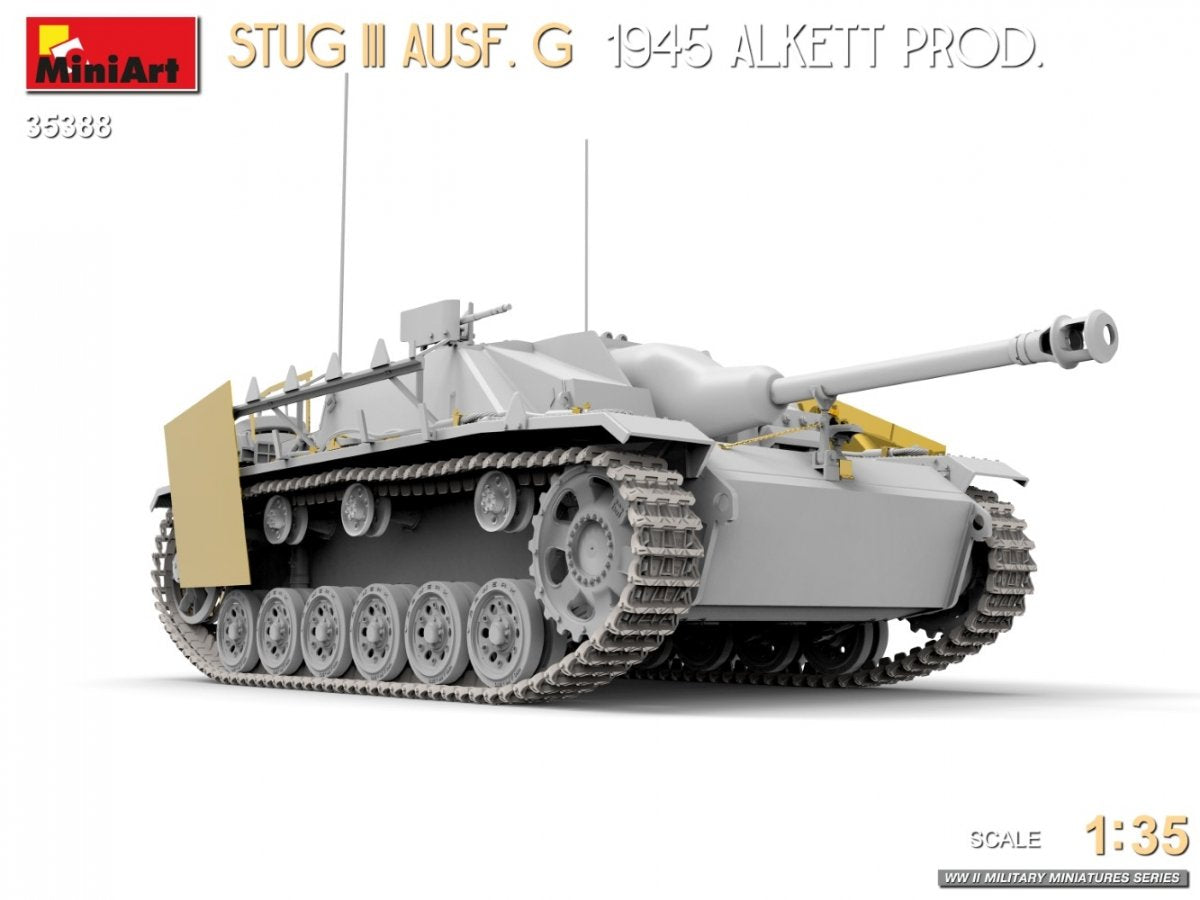 MiniArt 35388 STUG III AUSF. G 1945 ALKETT PROD. 1/35 – immagine 9