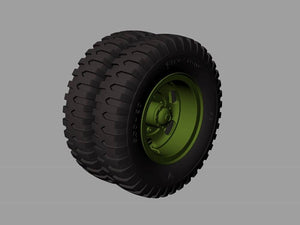Roues de route pour camions Panzer Art RE35-530 M35 et M109 (Firestone) 1/35 – image 2