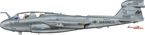 Italeri 2698 Grumman EA-6B Prowler 1/48 – imagen 5