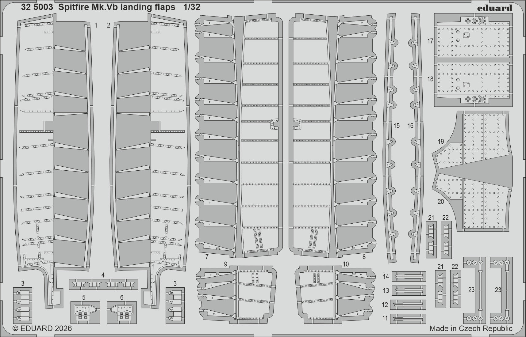 Eduard BIG33176 Spitfire Mk. Vb for Kotare 1/32 – immagine 3