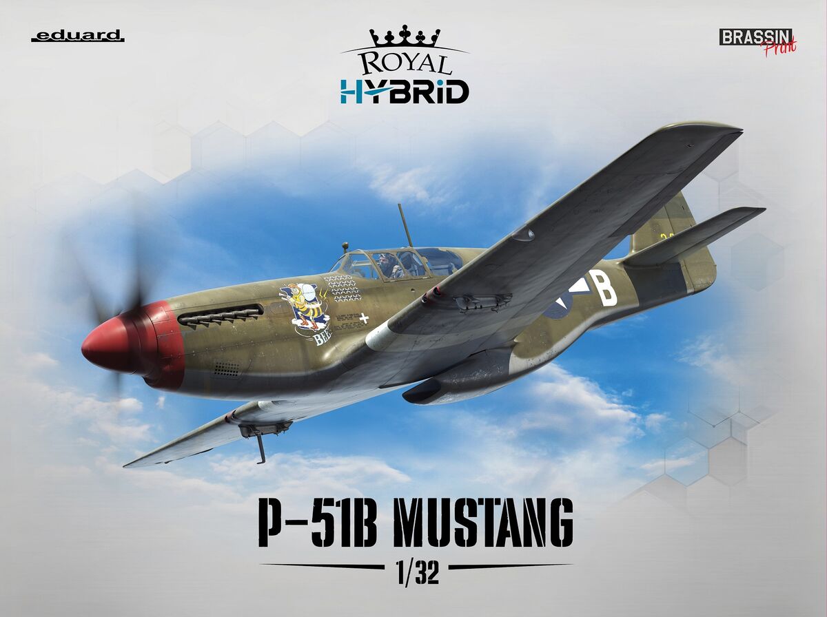 Eduard 932011 Nortn American P-51 B Mustang Royal Hybrid Edition 1/32