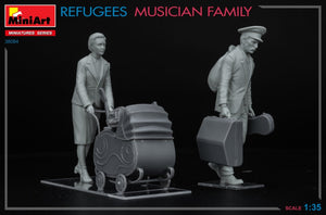 MiniArt 38084 REFUGEES. MUSICIAN FAMILY 1/35 – immagine 6