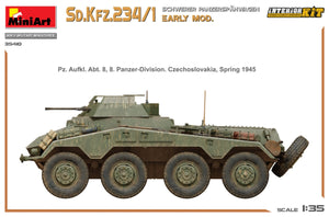 MiniArt 35410 Sd.Kfz.234/1 Schwerer Panzerspahwagen. EARLY MOD. INTERIOR KIT 1/35 – zdjęcie 16