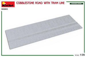 Miniart 36065 ROUTE PAVÉE AVEC LIGNE DE TRAMWAY 1/35 – image 3
