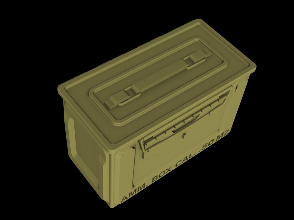 Panzer Art RE35-394 Boîtes de munitions américaines pour munitions de calibre .5 (motif métallique) 1/35 – image 2