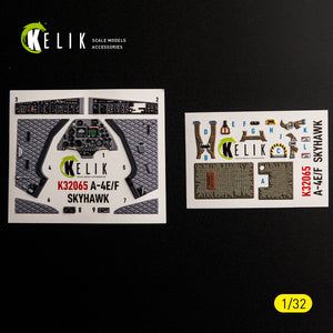 KELIK K32065 A-4E/F SKYHAWK - interior 3D decals for Hasegawa kit 1/32 – image 2