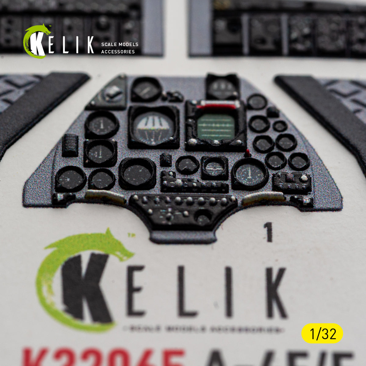 KELIK K32065 A-4E/F SKYHAWK - interior 3D decals for Hasegawa kit 1/32 – image 3