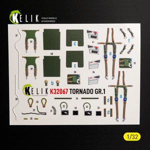 KELIK K32067 TORNADO GR.1 - interior 3D decals for Revell kit 1/32 – Bild 4