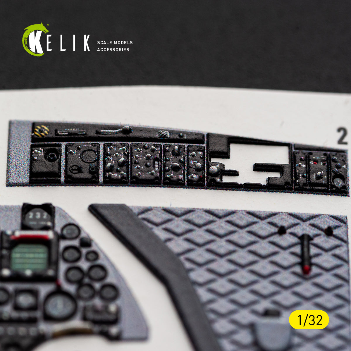 KELIK K32065 A-4E/F SKYHAWK - interior 3D decals for Hasegawa kit 1/32 – image 4