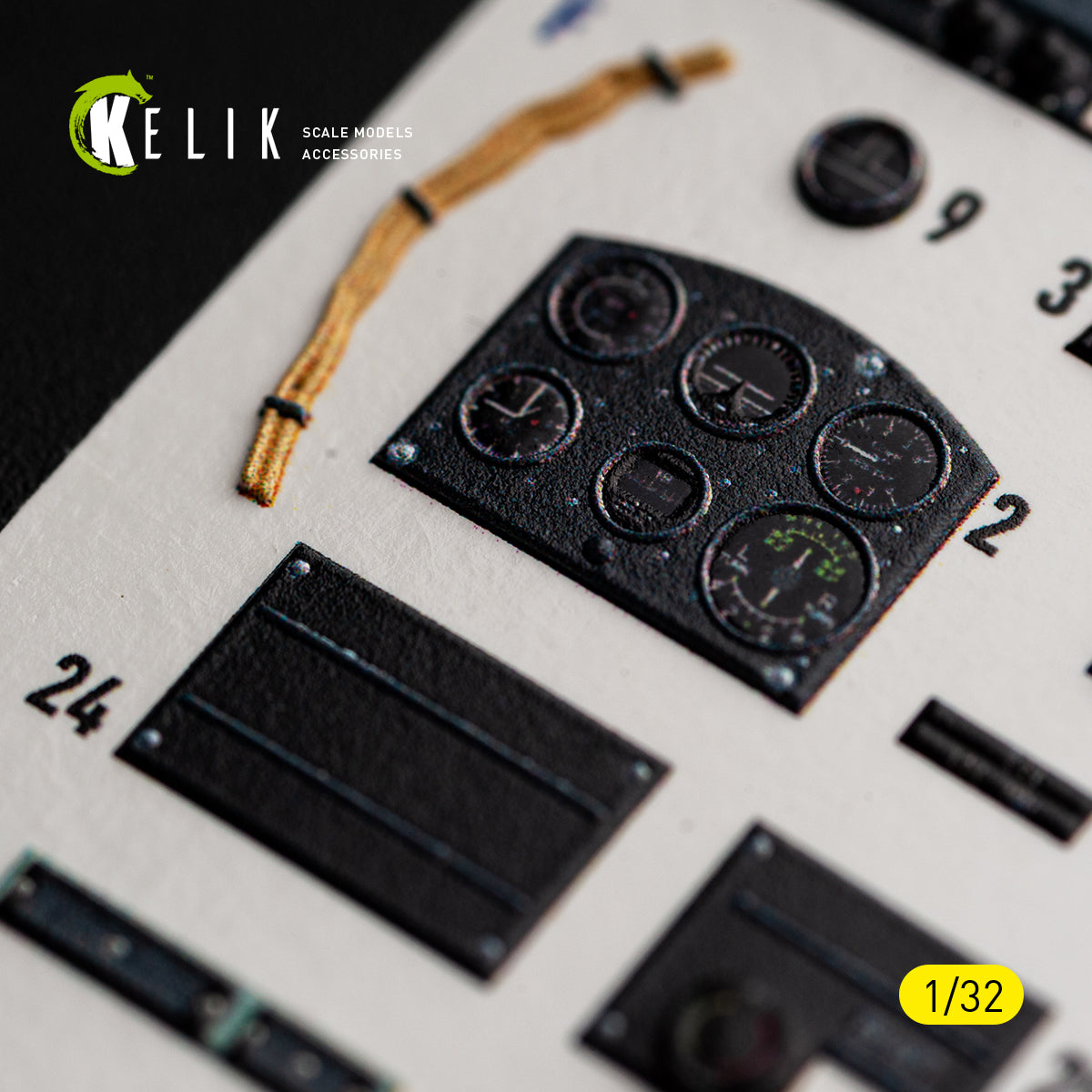 KELIK K32060 Spitfire Mk.11a - interior 30 decals for Revell kit 1/32 – immagine 6