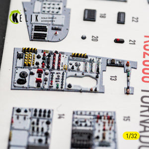 KELIK K32068 TORNADO ECR - interior 30 decals for Revell kit 1/32 – Bild 6