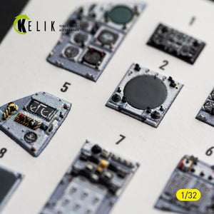 KELIK K32067 TORNADO GR.1 - interior 3D decals for Revell kit 1/32 – Bild 8