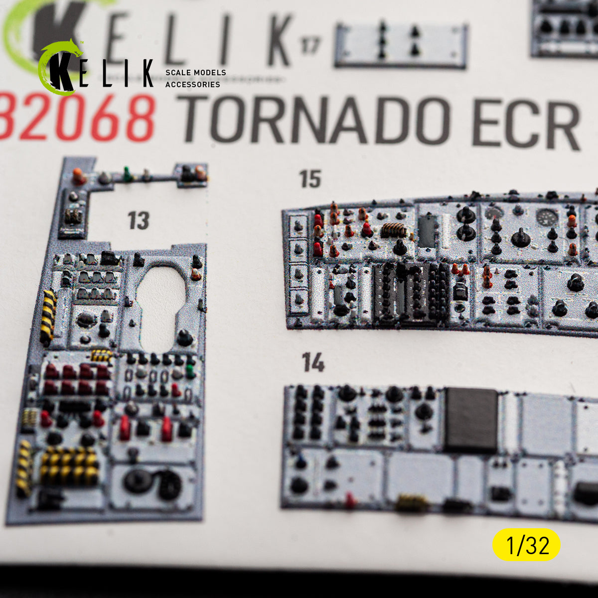 KELIK K32068 TORNADO ECR - interior 30 decals for Revell kit 1/32 – Bild 7
