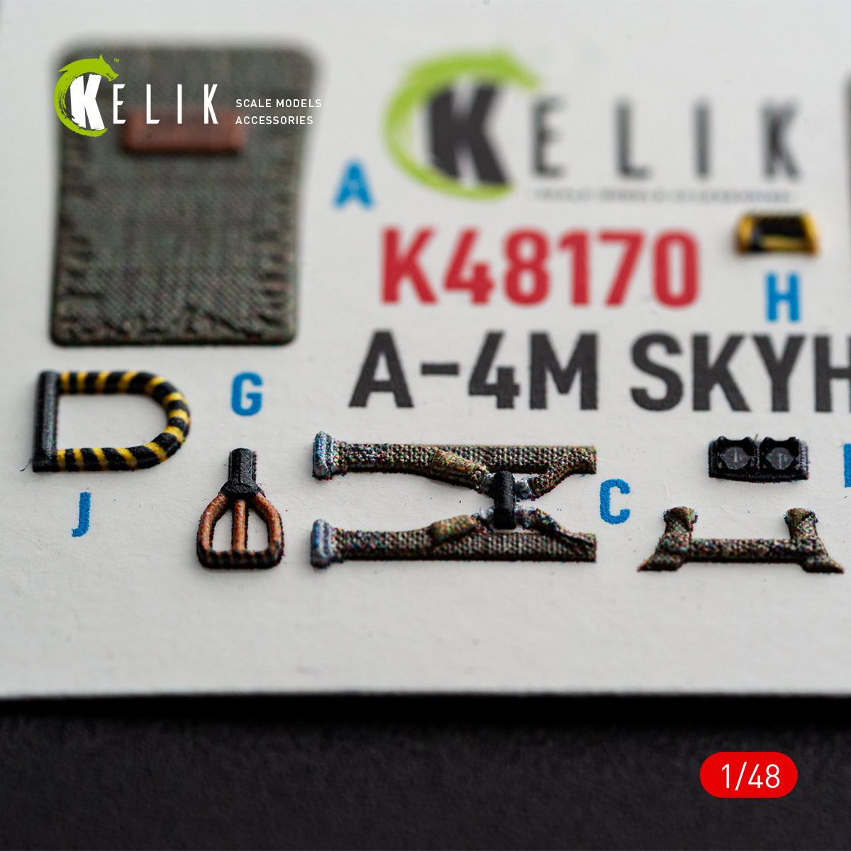 KELIK K48170 A-4M SKYHAWK - interior 3D decals for Hasegawa kit (1/48) – image 5