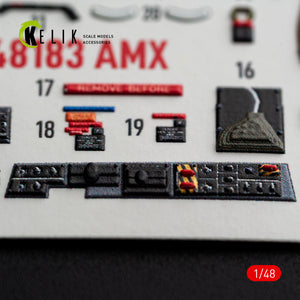 KELIK K48183 AMX - interior 3D decals for HobbyBoss kit 1/48 – Bild 3