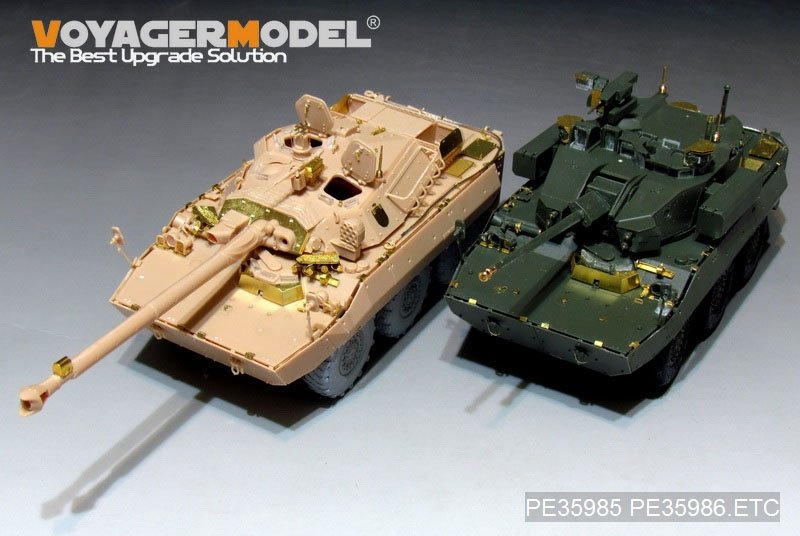 Voyager Model PE35985 Modern French AMX-10RCR T-40M IFV Basic For TigerModel 4665 1/35 – zdjęcie 17
