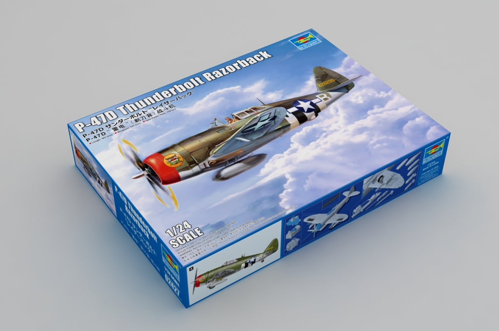 Trumpeter 02427 Republic P-47 D Thunderbolt Razorback 1/24 – immagine 2