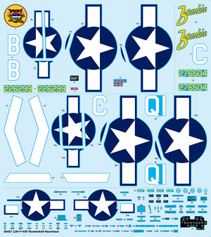Trumpeter 02427 Republic P-47 D Thunderbolt Razorback 1/24 – immagine 13