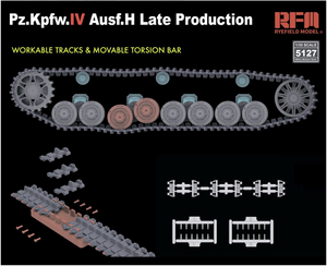 Rye Field Model 5127 Sd.Kfz.161/1 Panzerkampfwagen IV Ausf. H Late Production (w/engine &amp;amp; workable track links) 1/35 – immagine 5