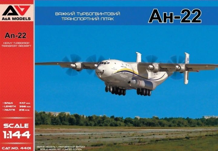 Maquette A&amp;A 4401 An-22 au 1/144