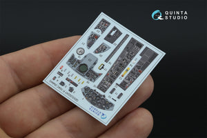 Quinta Studio QDS-32247 F-104C 3D-Printed &amp;amp; coloured Interior on decal paper (Italeri) (Small version) 1/32 – imagen 6
