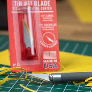 Excel Hobby Tools 20411 No.11 Blade Tin-Titanium Nitride Coated (5 pcs) – zdjęcie 4