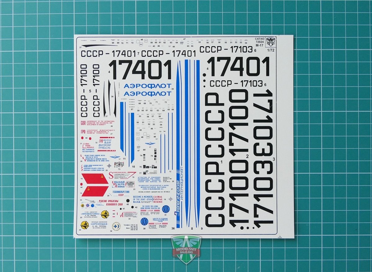 Modelsvit 72024 Myasishev M-17 &amp;quot;Stratosphera&amp;quot; 1/72 – imagen 3