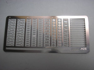 KA Models KA-24004 Hood Pin Etched part ( piny )1/24 – immagine 2
