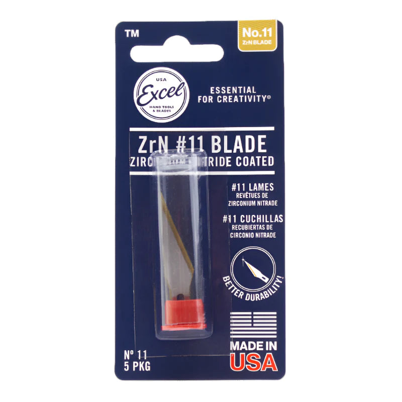 Excel Hobby Tools 20811 No.11 Zirconium Nitride Coated Blade (5 pcs) – imagen 6