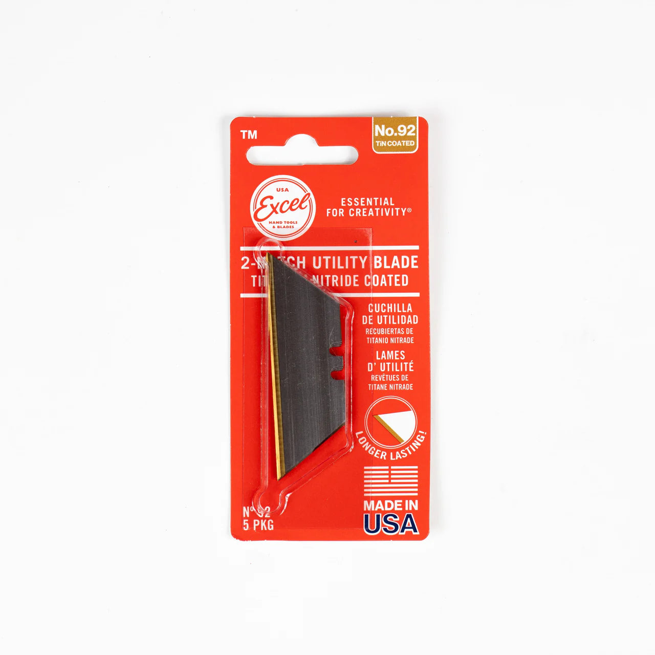 Excel Hobby Tools 20492 No.92 Two Notch Titanium Nitride Coated Utility Blade (5 pcs) – immagine 7