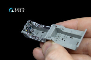 Quinta Studio QD48044 F/A-18C (early) 3D-Printed &amp;amp; coloured Interior on decal paper (for Kinetic) 1/48 – immagine 3