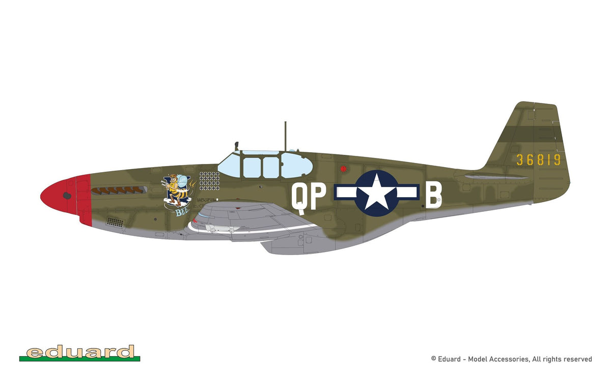 Eduard 932011 Nortn American P-51 B Mustang Royal Hybrid Edition 1/32 – zdjęcie 3