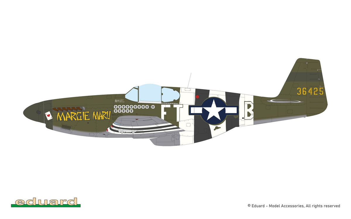 Eduard 932011 Nortn American P-51 B Mustang Royal Hybrid Edition 1/32 – zdjęcie 11