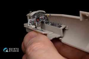 Quinta Studio QD48151 F-104S-ASA 3D-Printed &amp;amp; coloured Interior on decal paper (Hasegawa) 1/48 – immagine 4