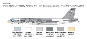 Italeri 1451 B-52G Stratofortress Early version with Hound Dog Missiles 1/72 – zdjęcie 3
