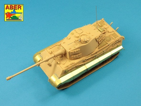 Aber 48036 Pz.Kpfw.VI, Ausf.B TIGER II błotniki i osłony boczne Tamiya 1/48 – Bild 5