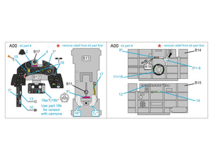 Quinta Studio QDS-48391 Macchi C.205 Veltro 3D-Printed &amp;amp; coloured Interior on decal paper (Hasegawa/Italeri) (Small version) 1/48 – zdjęcie 2