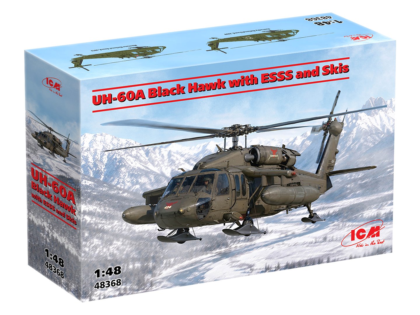 ICM 48368 Sikorsky UH-60A Black Hawk with ESSS and Skis 1/48 – Bild 2