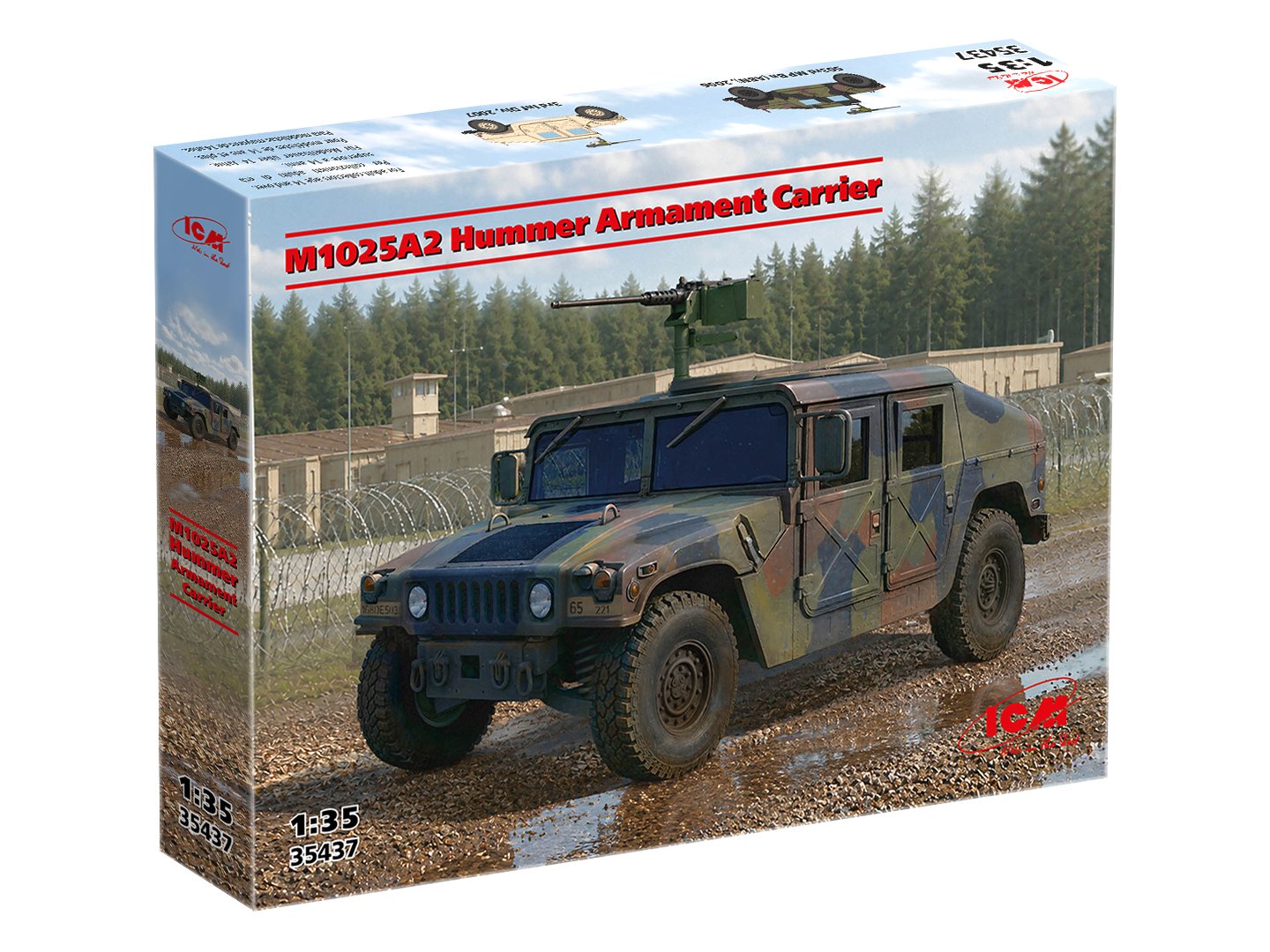 ICM 35437 M1025A2 Hummer Armament Carrier 1/35 – immagine 2