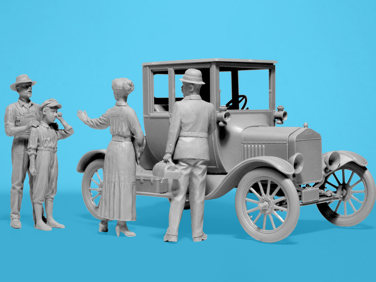 ICM 35829 Doctor on Call - Ford Model T and 4 Figures 1/35 – Bild 4
