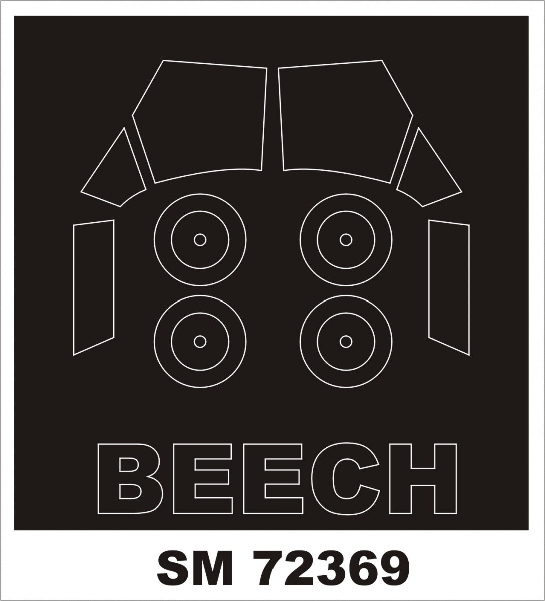 Montex SM72369 BEECH TRAVELER for AZ-MODEL 1/72