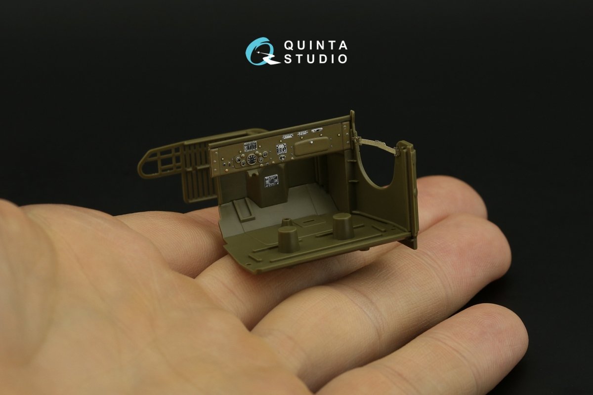 Quinta Studio QD48029 GMC CCKW 353 (open cab) 3D-Printed &amp;amp; coloured Interior on decal paper (Tamiya) 1/48 – zdjęcie 8