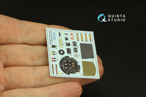 Quinta Studio QD35072 Fi 156C 3D-Printed &amp;amp; coloured Interior on decal paper (Hobby Boss (ex-Tristar)) 1/35 – immagine 4