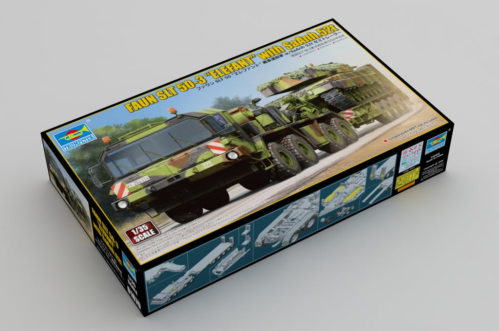 Trumpeter 01070 Faun SLT 50-3 Elefant with SaAnh.52t 1/35 – Bild 2