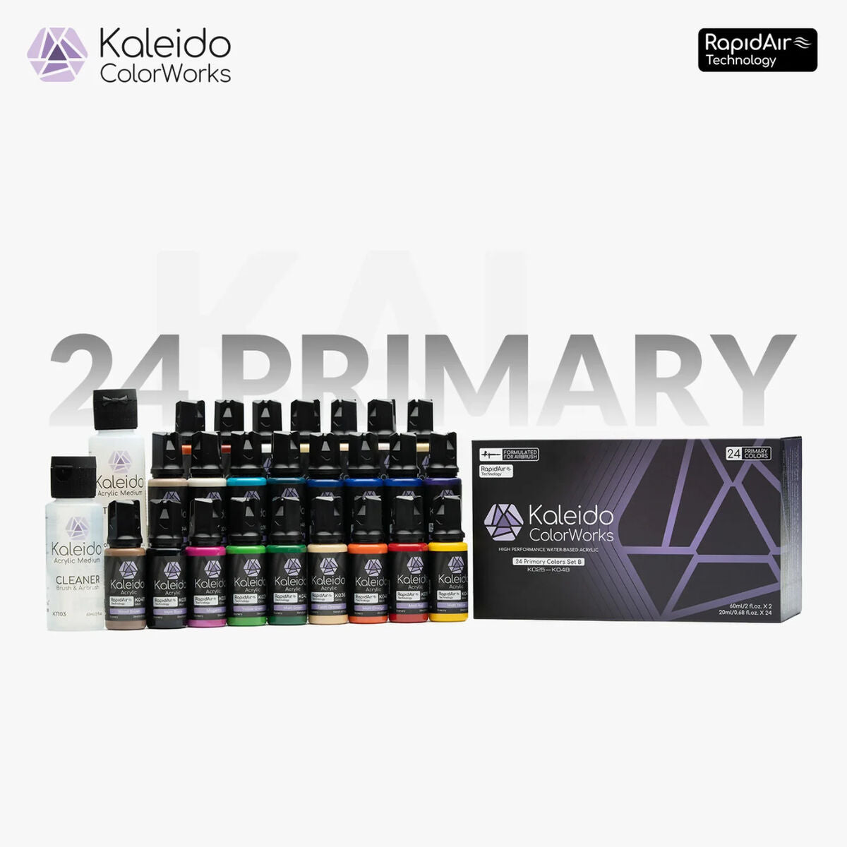 Kaleido 46760 24 Primary Colors Set B (24 +2 pcs)