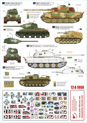 Star Decals 72-A1068 Hungary 45 # 1. 1/72 – immagine 2