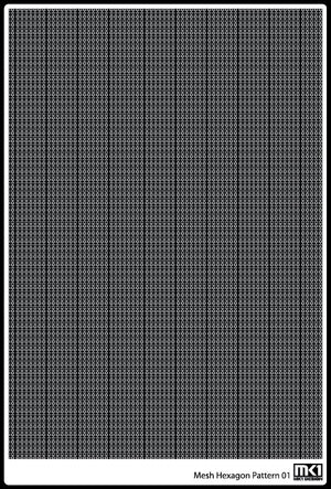 KA Models KA-00005 HEXAGON PATTERN MESH A 0.43mm X 0.37mm – zdjęcie 5